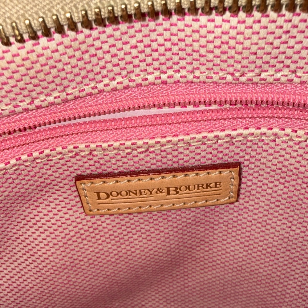 Dooney & Bourke Mint Pastel Heart Mini Shoulder Bag with Pom Pom Charm - Picture 12 of 16